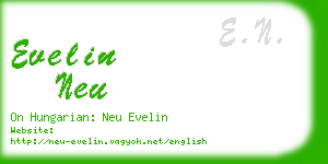 evelin neu business card